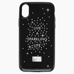 Swarovski History " Live a Sparkling life " iPhone X / XS Case Integrated Bumper